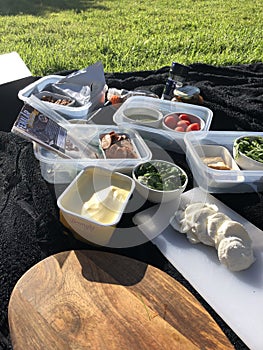 Picnic outdoor, tapas