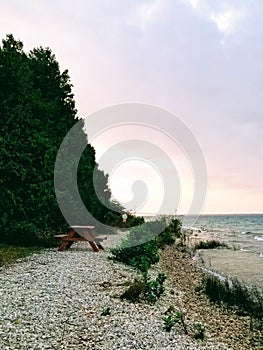 Picnic by the sea