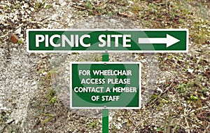 Picnic site photo