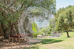 Picnic spot at the Afrikaans Language Monument photo