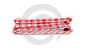 Picnic Table Cloth, Checkered Napkin, Red White Tablecloth, Kitchen Towel, Restaurant Dishcloth photo