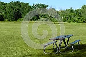 Picnic table, in the park