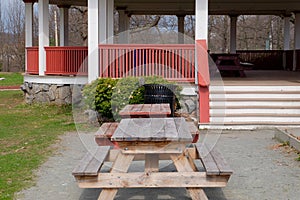 Picnic Tables and Pavilion