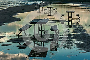 Picnic Tables at Presqu'ile