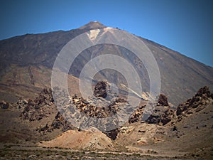 Pico de Teide is currently an inactive stratovolcano, located on Tenerife, one of the Canary Islands photo