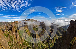 Pico do Arierio and Pico Ruivo - Madeira Portugal