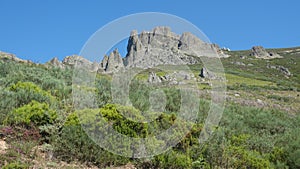 Picos de Europa mountain tops in Asturias in Spain