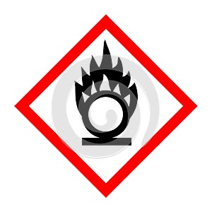 Pictogram for oxidizing substances