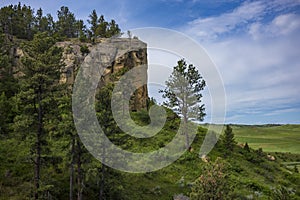 Pictograph Cave, Billings, Montana during a summer day