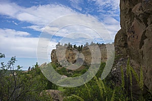 Pictograph Cave, Billings, Montana during a summer day