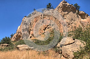 Pictograph State Park outside of Billings, Montana in Summer photo
