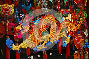 Pictographic dragon national handicraft