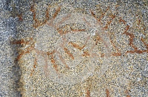 Pictographs on Stone, Anza-Borrego Desert State Park, California