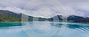 The Picton Ferry Sailing Through The Marlborough Sounds