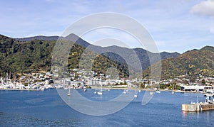 Picton Harbour located at the head of Queen Charlotte Sound
