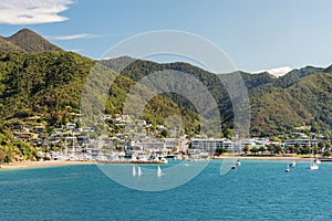 Picton on South island of New Zealand photo