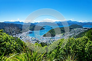 Picton and Waikawa, Marlborough Sounds, South Island, New Zealand, Oceania photo