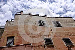 Pictorial abandoned old streets of Italian villages