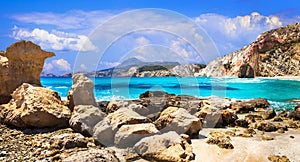Pictorial beaches of Greece - Firiplaka, Milos island