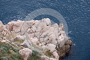 Pictorial blue Adriatic sea