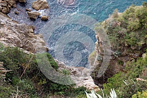 Pictorial blue Adriatic sea