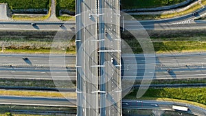 Pictorial transport interchange with grey turning circles