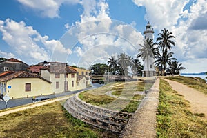 Pictorial view of light houe - Galle fort (Sri Lanka)