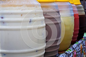 Picture Aguas frescas in a Honduras Market Tegucigalpa 2