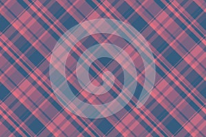 Picture background vector tartan, thin check texture pattern. Dining room textile plaid seamless fabric in pastel and pink colors
