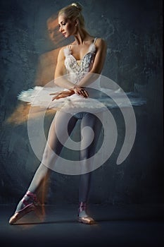 Picture of a beautiful ballet dancer.