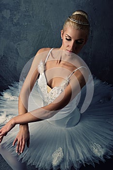 Picture of a beautiful ballet dancer.