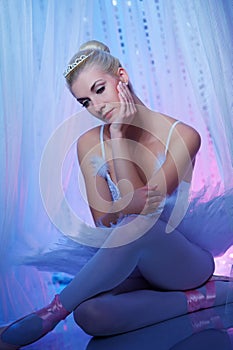 Picture of a beautiful ballet dancer.