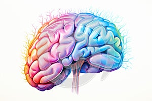 Picture of brain neurogenesis hippocampus, prefrontal cortex intelligence 