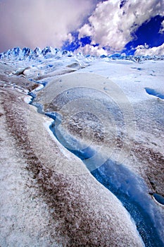 Picture captured in Perito Moreno Glacier in Patagonia (Argentina) photo