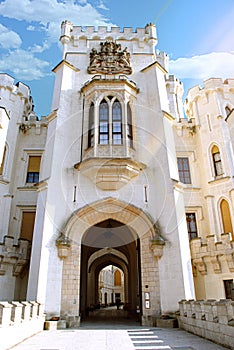 Picture of castle Gluboka-nad-Vltavoy