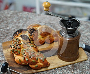 Picture Challah is a special bread originating from Ashkenazi Jews