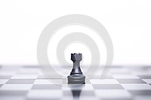 Picture of chess pawn on the chessboard