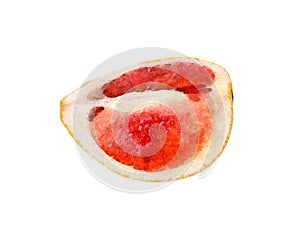 Picture of citrus on white background.