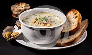 A picture of Clam Chowder photo