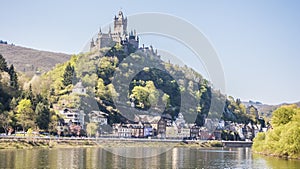 Picture of Cochem Castle from river Mosel