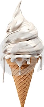 Picture of delicious-looking melted ice cream.