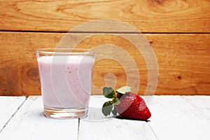 Picture of a delicious looking strawberry smoothies