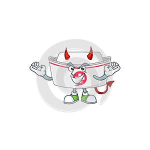A picture of devil nurse hat cartoon character design