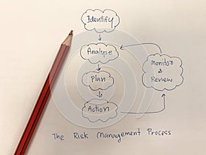 picture diagram of the risk management process