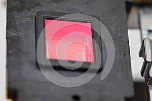 Picture of digital camera sensor