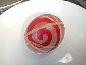 Easter eggs with strapes