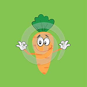 The picture is a fabulous Carrot, with green leaves. Merry Carrot