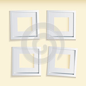 Picture frame beige background