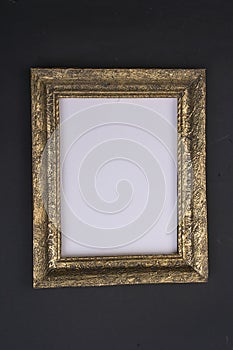 Picture frame and blank canvas