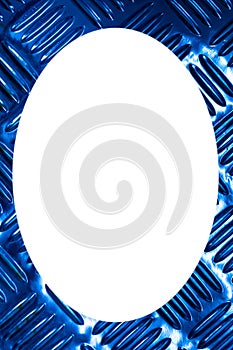 Picture frame blue plastic background pattern